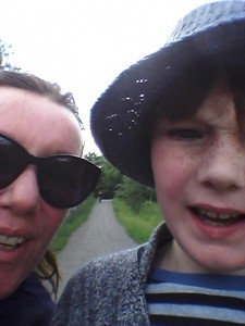 j and me slefie in newtown river