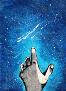 Things Take Time, oil pastels